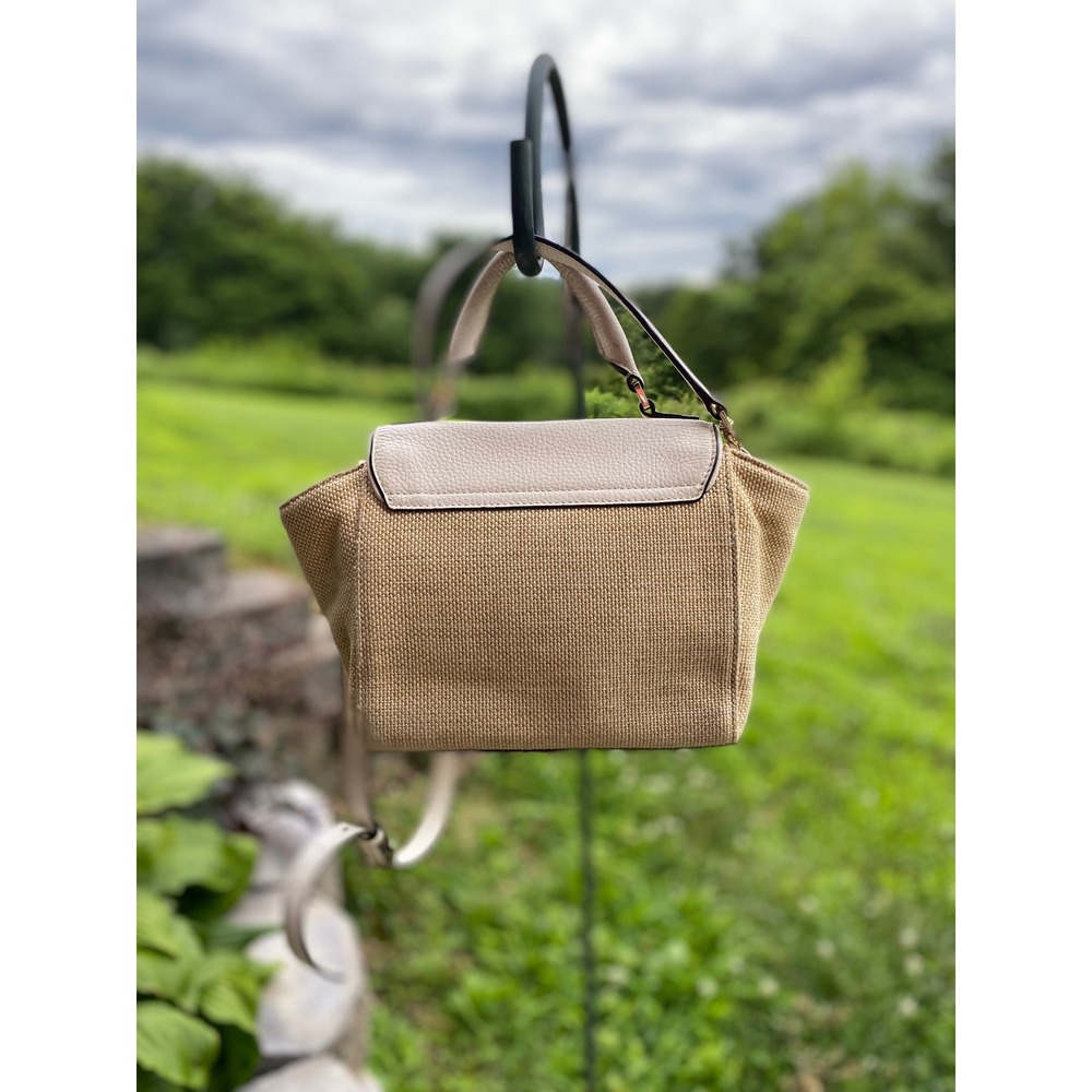 Kate Spade Laurel Wesley Place Bag Convertible Satchel Straw Woven Crossbody - Picture 6 of 16